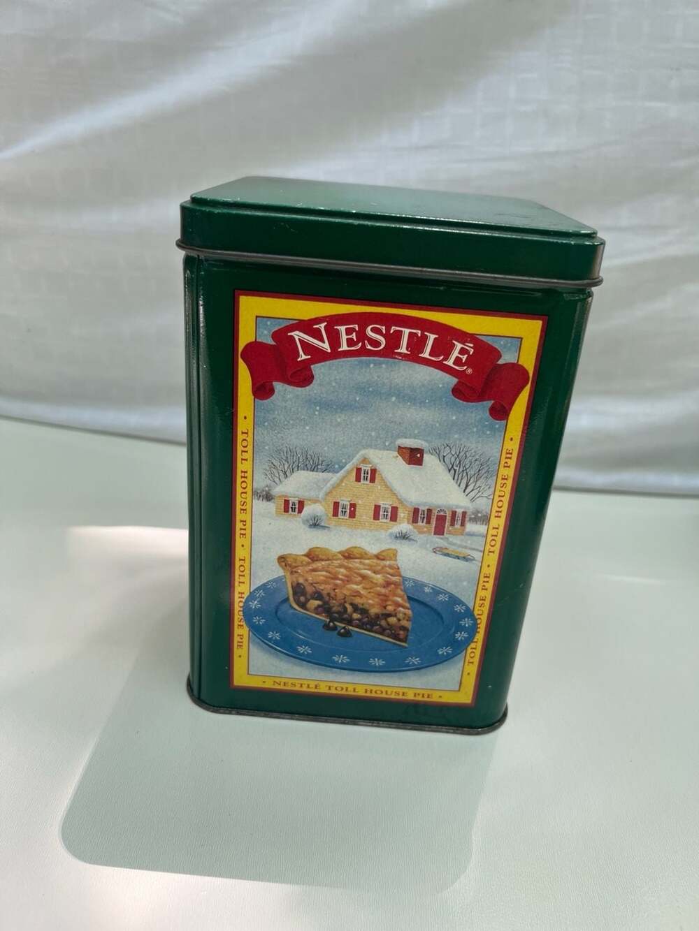 Vintage Nestle Toll House Limited Edition Four Seasons Metal Storage Tin